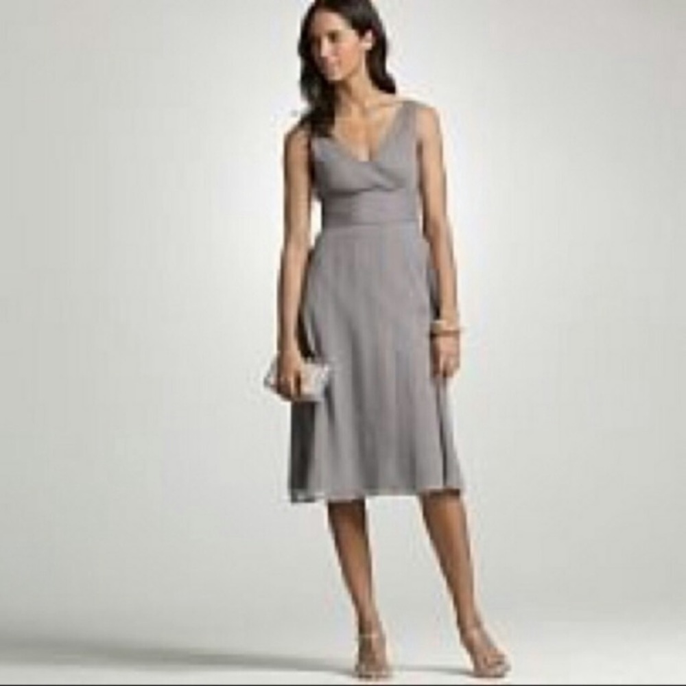 J. Crew  100% silk V-neck Sleeveless Fit & Flare Cocktail dress